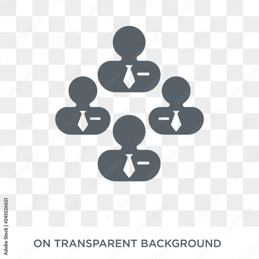 Poster group icon. group design concept from human resources collection. simple element vector illustration
