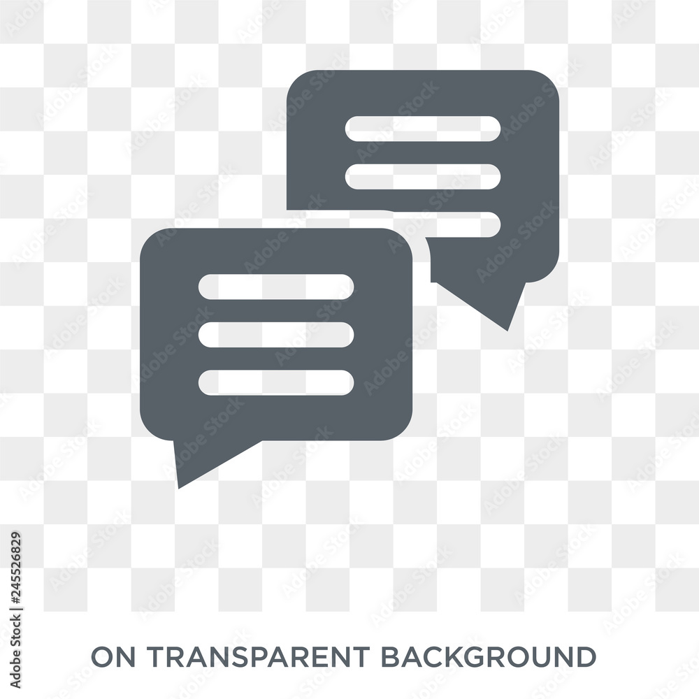 Poster conversation icon. conversation design concept from human resources collection. simple element vecto