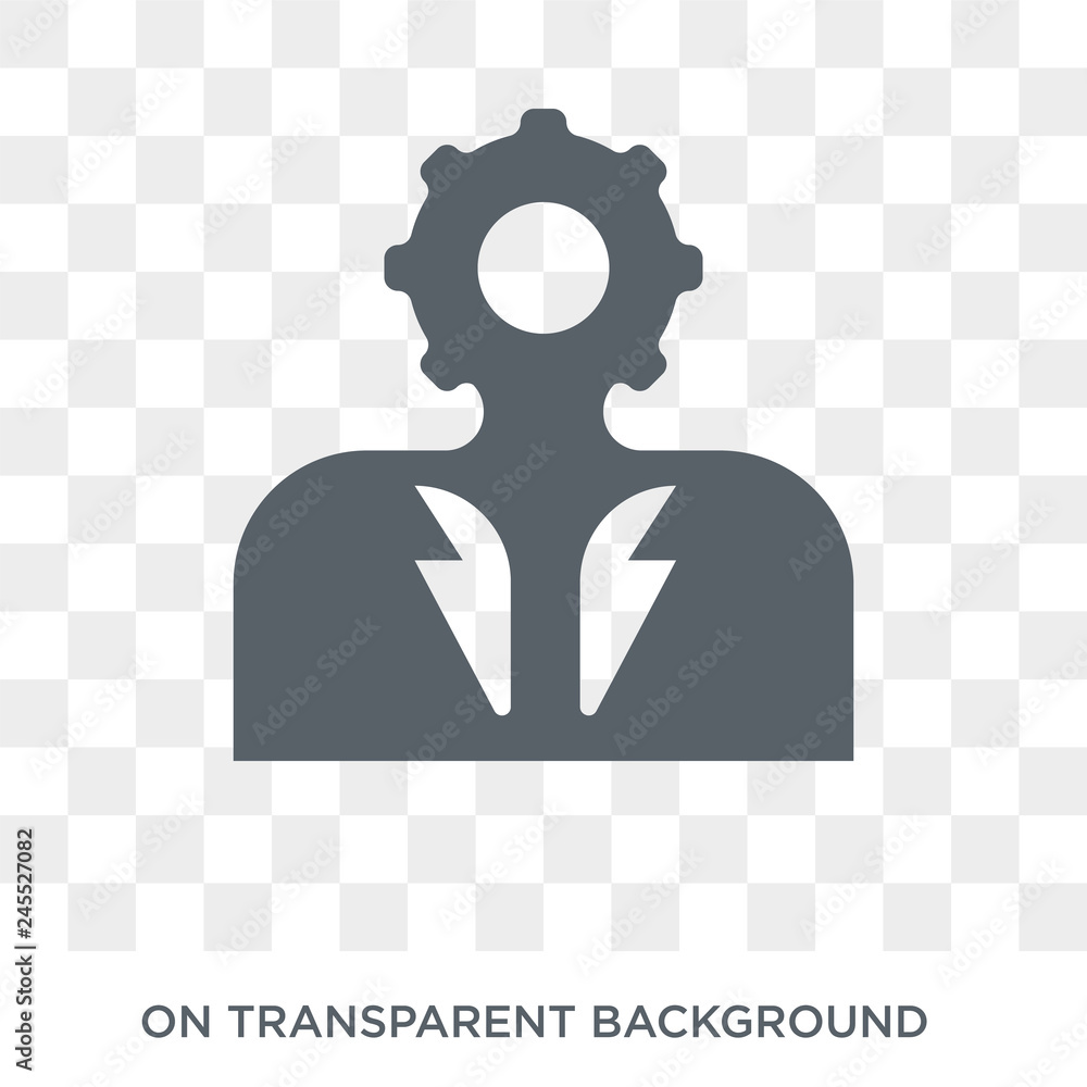 Poster administrator icon. administrator design concept from human resources collection. simple element vec