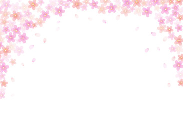 Cherry frame background material