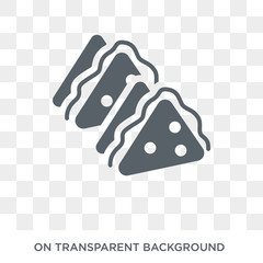 Sandwich icon. Sandwich design concept from Restaurant collection. Simple element vector illustration on transparent background.