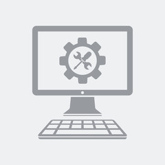 Computer assistance service icon