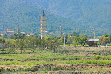 Scenery in Chongsheng Temple in Dali, Yunnan Province, China