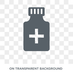 Syrup icon. Trendy flat vector Syrup icon on transparent background from Health and Medical collection. High quality filled Syrup symbol use for web and mobile