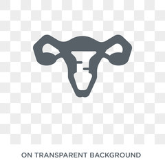 Gynecology icon. Trendy flat vector Gynecology icon on transparent background from Health and Medical collection. High quality filled Gynecology symbol use for web and mobile