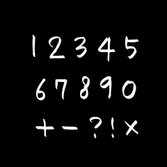 벡터 문자 / 손으로 쓴 글씨체