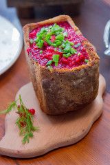 soup in bread