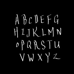 벡터 문자 / 손으로 쓴 글씨체