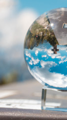 Smartphone HD wallpaper of Crystal ball landscape at the Buchensteinwand - Tyrol - Austria