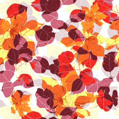 Beautiful seamless floral pattern background. 