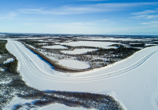 Aerial view of 6633 Arctic Ultra, 2018.