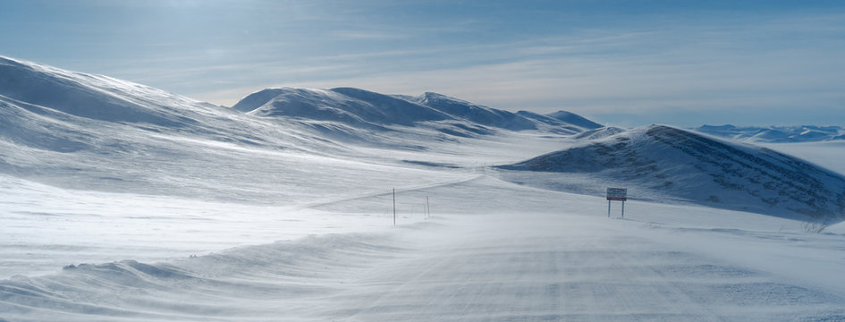 Wright's Pass, Dempster Highway.
