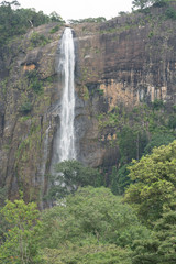 waterfall in Sri Lanka