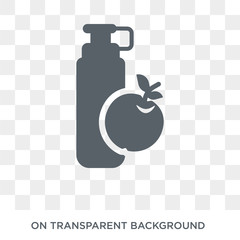 fitness Drink icon. Trendy flat vector fitness Drink icon on transparent background from Gym and fitness collection. High quality filled fitness Drink symbol use for web and mobile