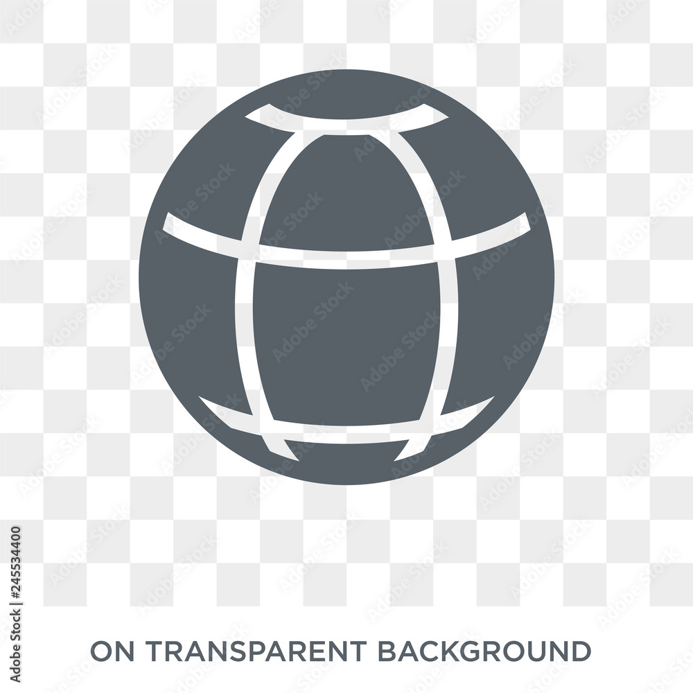 Poster sphere icon. sphere design concept from geometry collection. simple element vector illustration on t