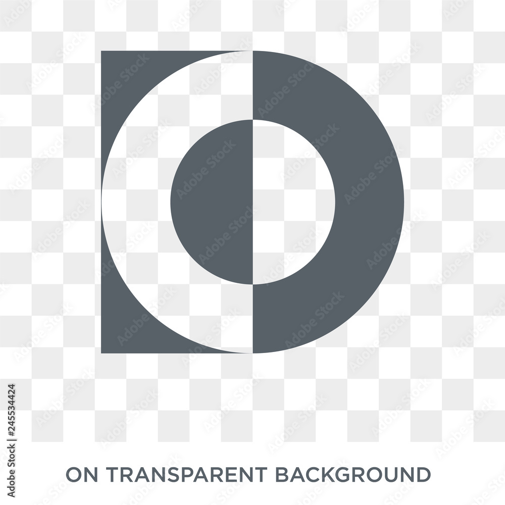 Poster semicircle icon. semicircle design concept from geometry collection. simple element vector illustrat
