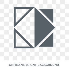 Rhombus icon. Rhombus design concept from Geometry collection. Simple element vector illustration on transparent background.