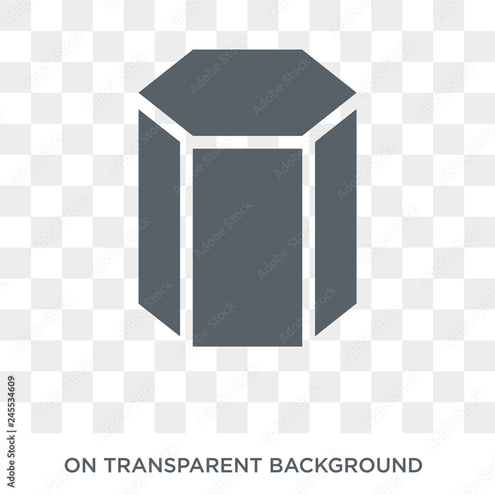 Poster polygonal rhomb icon. polygonal rhomb design concept from geometry collection. simple element vector