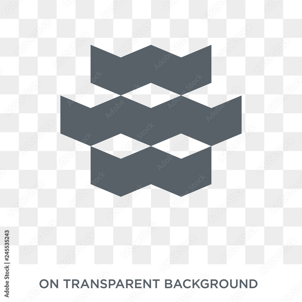 Poster cubes icon. cubes design concept from geometry collection. simple element vector illustration on tra