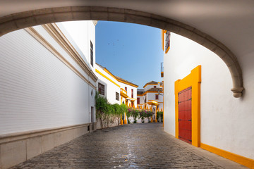 Fototapeta premium Seville, Spain - Architecture barrio Santa Cruz district