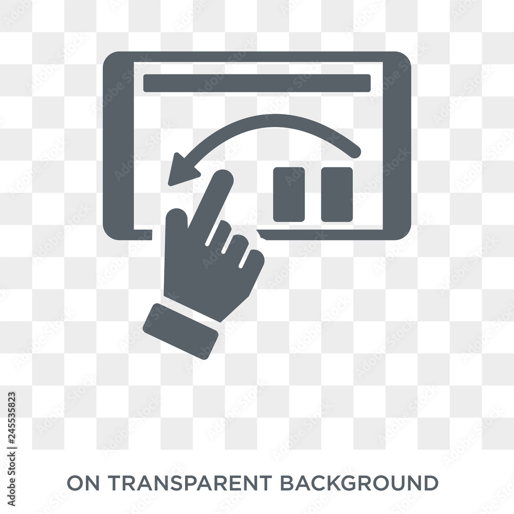 Poster digital product icon. trendy flat vector digital product icon on transparent background from general