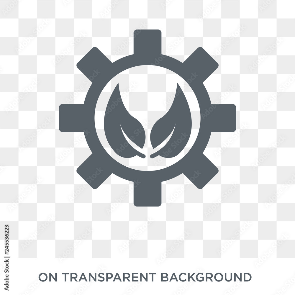Poster bioengineering icon. trendy flat vector bioengineering icon on transparent background from general c