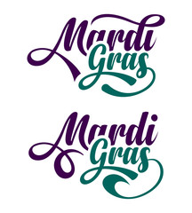 Mardi Gras text