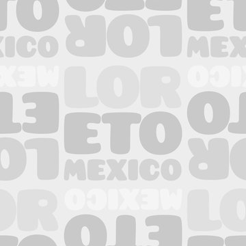Loreto, mexico seamless pattern
