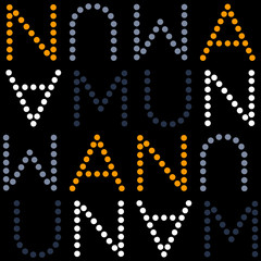 muan, South Korea seamless pattern