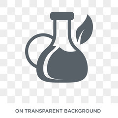 massage oil icon. Trendy flat vector massage oil icon on transparent background from General collection. High quality filled massage oil symbol use for web and mobile