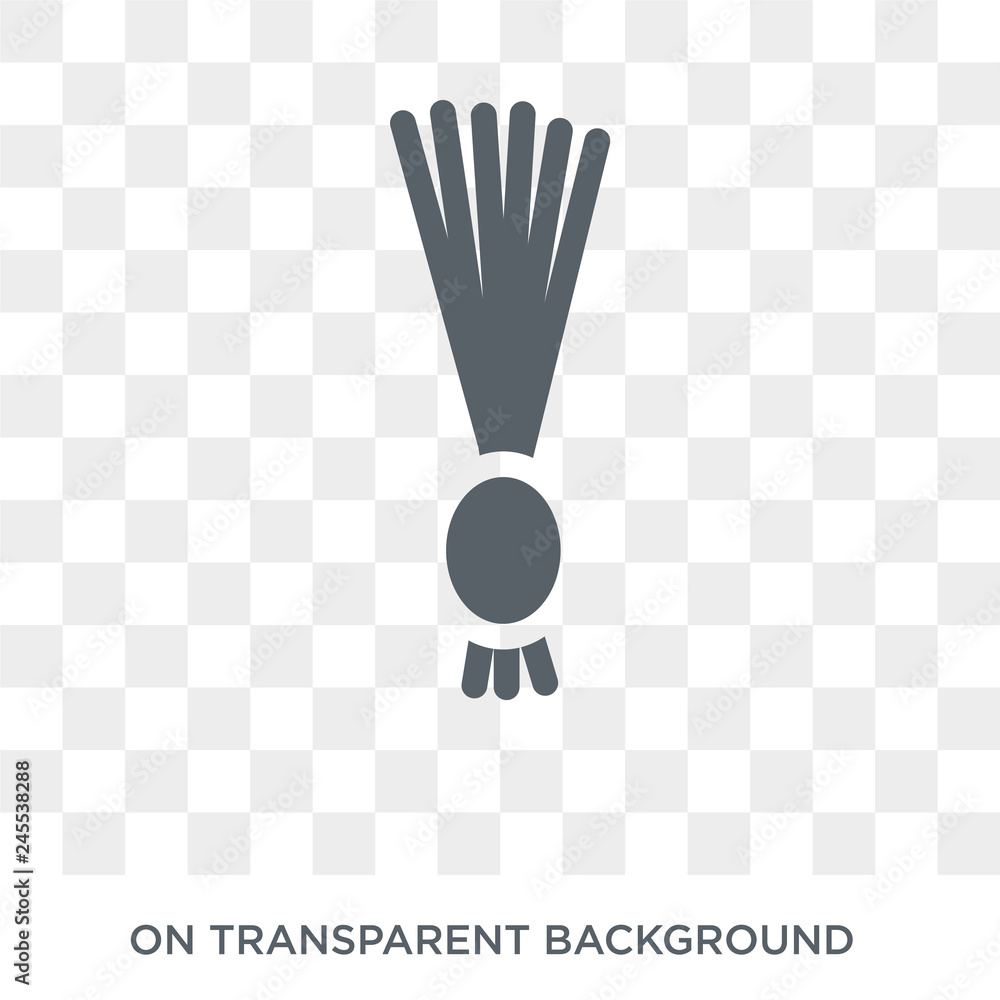 Poster spring onion icon. spring onion design concept from fruit and vegetables collection. simple element 