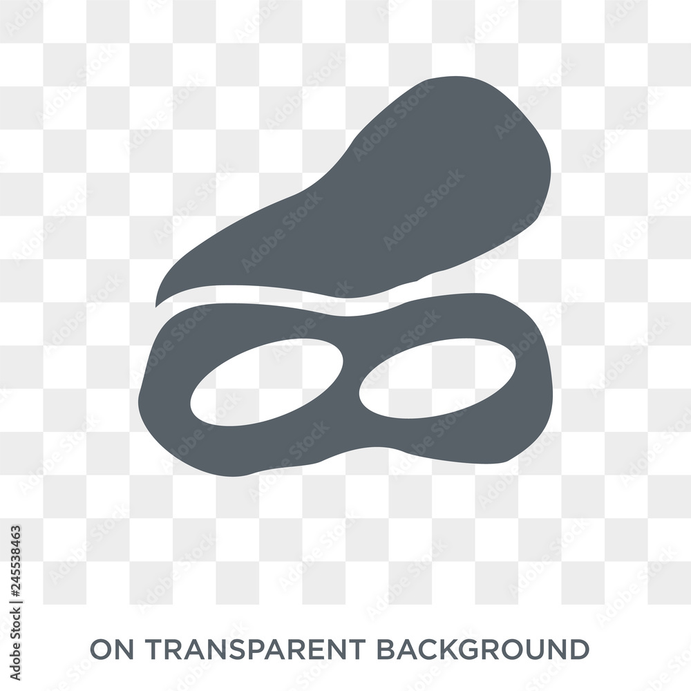 Poster Peanut icon. Peanut design concept from Fruit and vegetables collection. Simple element vector illustration on transparent background.