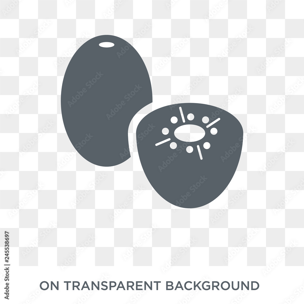 Poster kiwi icon. kiwi design concept from fruit and vegetables collection. simple element vector illustrat
