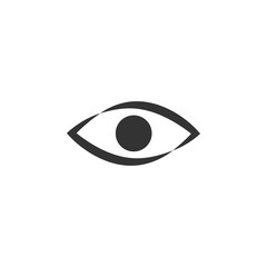 Eye icon graphic design template vector