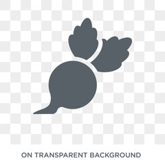 Beet icon. Beet design concept from Fruit and vegetables collection. Simple element vector illustration on transparent background.