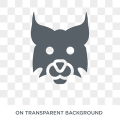 Lynx icon. Trendy flat vector Lynx icon on transparent background from animals  collection. High quality filled Lynx symbol use for web and mobile