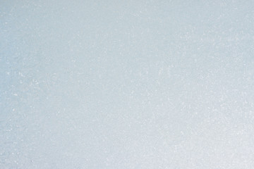 Beautiful winter ice, art texture on window, festive background