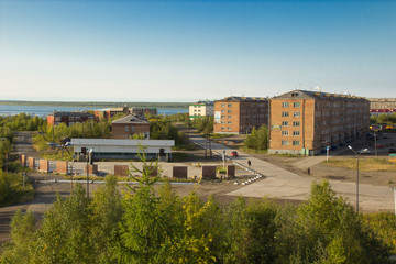 Obraz premium My native and favorite city Igarka