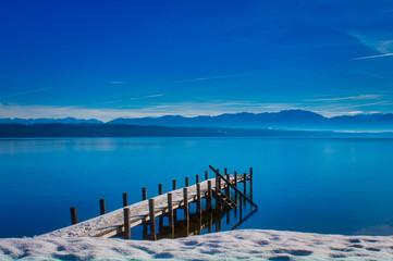 Obraz premium Winterstimmung am See