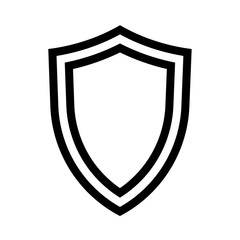 Shield Icon isolated on white background