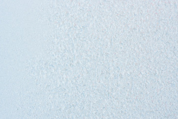 Frozen winter abstract background on the window glass with copy space