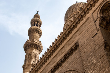the great Mosques of Sultan Hassan and Al-Rifai in Cairo - Egypt