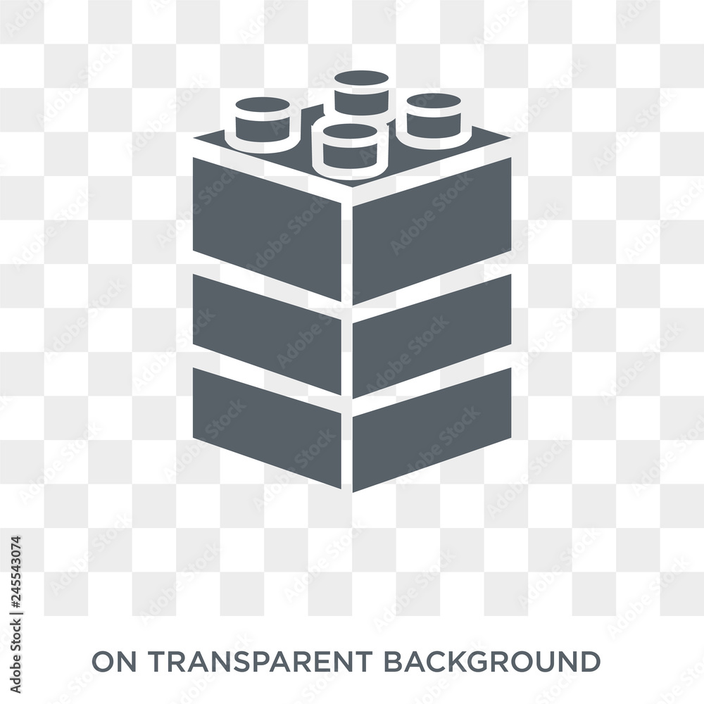 Poster blocks icon. blocks design concept from entertainment collection. simple element vector illustration