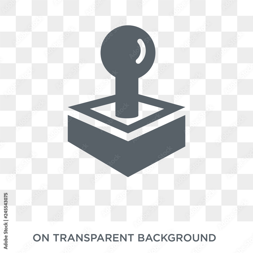 Poster joystick icon. joystick design concept from entertainment collection. simple element vector illustra