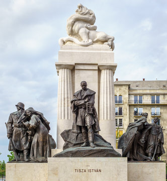 The Tisza Istvan Monument, Budapest, Hungary
