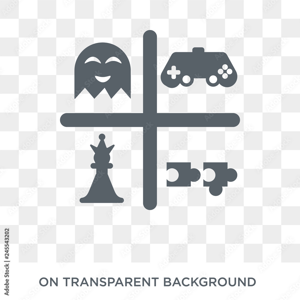 Poster game icon. game design concept from entertainment collection. simple element vector illustration on 
