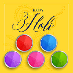 happy holi festival of colors background