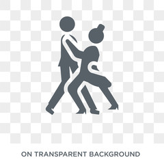 dance icon. dance design concept from Entertainment collection. Simple element vector illustration on transparent background.