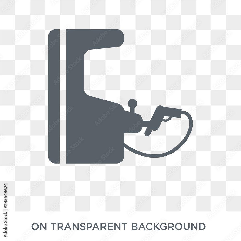 Poster arcade icon. arcade design concept from entertainment collection. simple element vector illustration
