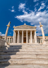 Obraz premium Exterior view of the Academy of Athens, Greece